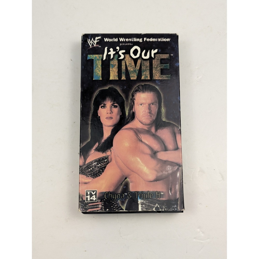 WWF World Wrestling Federation It's Our Time VHS Tape Chyna Triple H‎